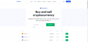Coinbase Website